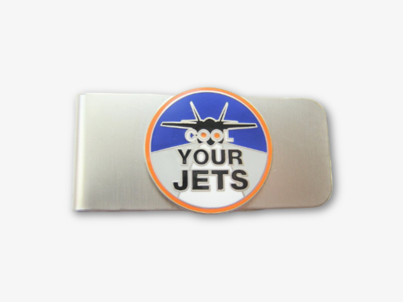 Cool Your Jets Nickel Finish Money Clip