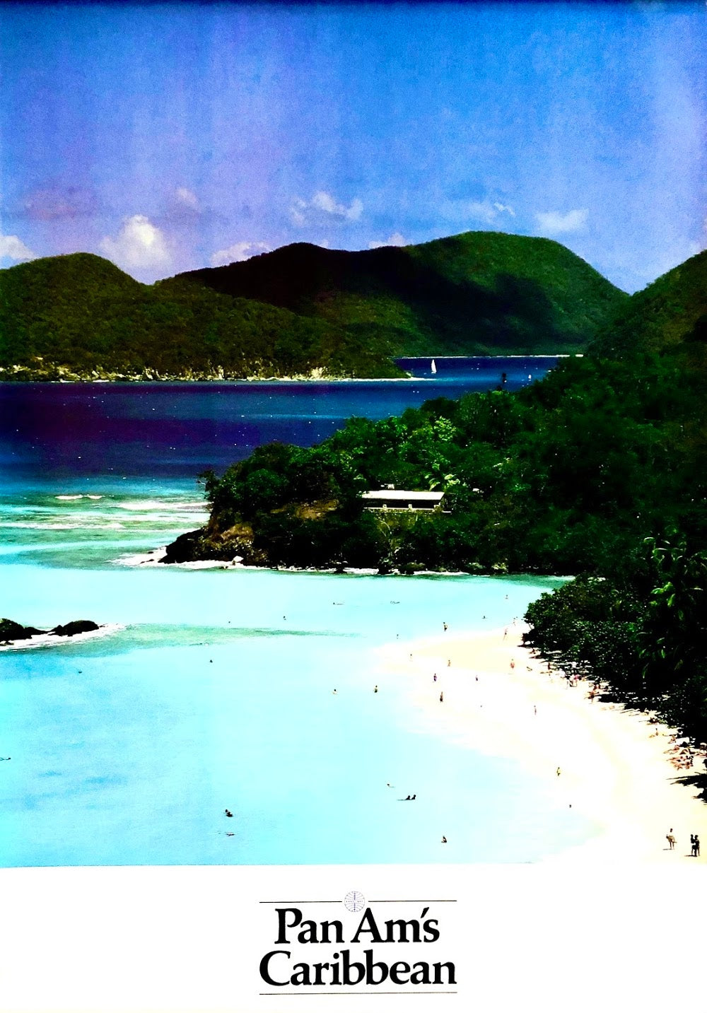 Vintage Pan Am's Caribbean Poster
