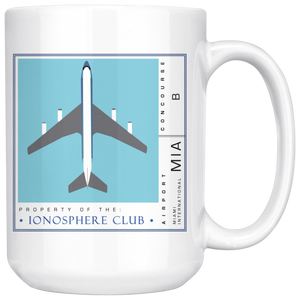 MIA Ionosphere Club Miami Airport Coffee Mug