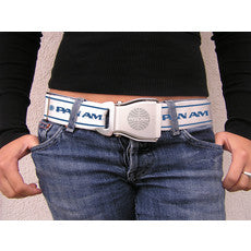 Airline Seatbelt Buckle Fashion Belt - Pan Am